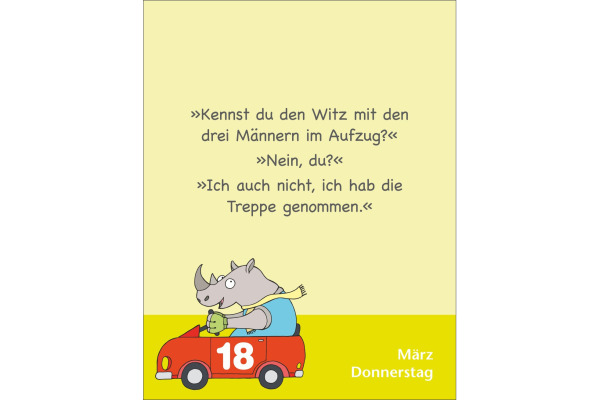 HARENBERG Abreisskalender 2027 330985127 Witze für Kids DE 12.5x16cm – Bild 3