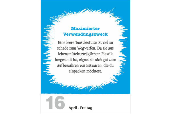 HARENBERG Abreisskalender 2027 330994927 Lifehacks DE 11x14cm – Bild 4