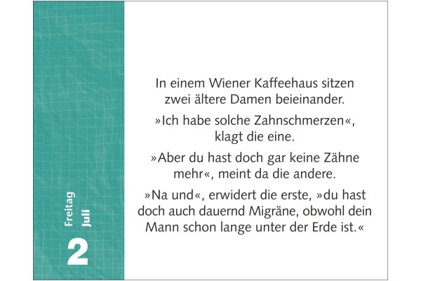 HARENBERG Abreisskalender 2027 331001227 Witzirin DE 14x11cm – Bild 2