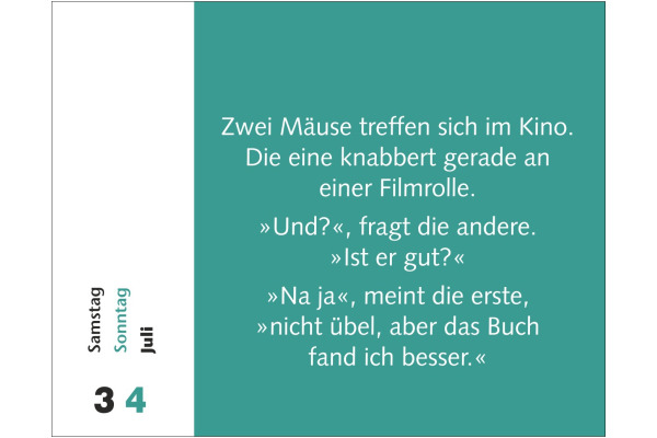 HARENBERG Abreisskalender 2027 331001227 Witzirin DE 14x11cm – Bild 3