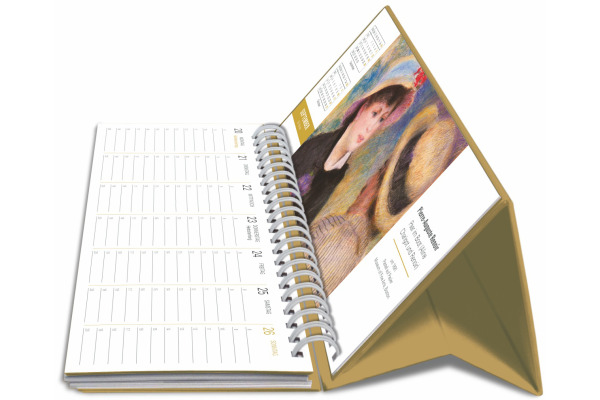 HARENBERG Pultkalender 2027 331013827 Die Welt der Kunst 29.9x11.1cm – Bild 2