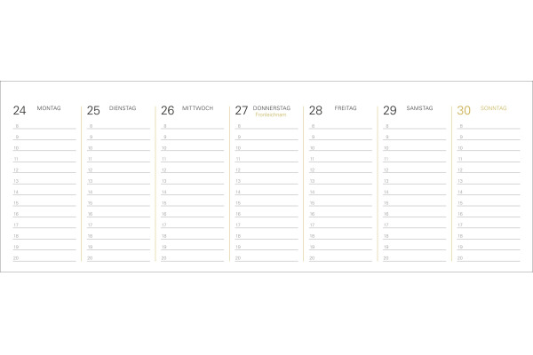 HARENBERG Pultkalender 2027 331013827 Die Welt der Kunst 29.9x11.1cm – Bild 4