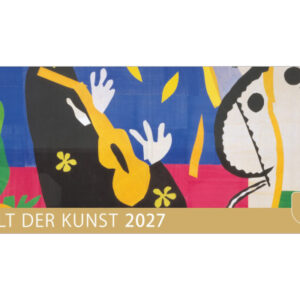 HARENBERG Pultkalender 2027 331013827 Die Welt der Kunst 29.9x11.1cm