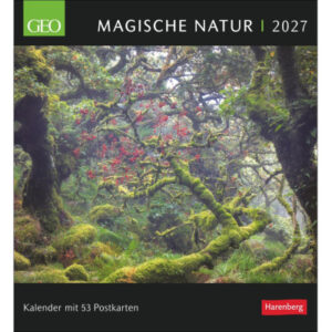 HARENBERG Postkartenkalender 2027 331025627 GEO Magische Natur 16x17.5cm