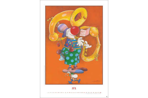 HEYE Bildkalender 2027 1200+27 Mordillo DE 37x53.5cm – Bild 3