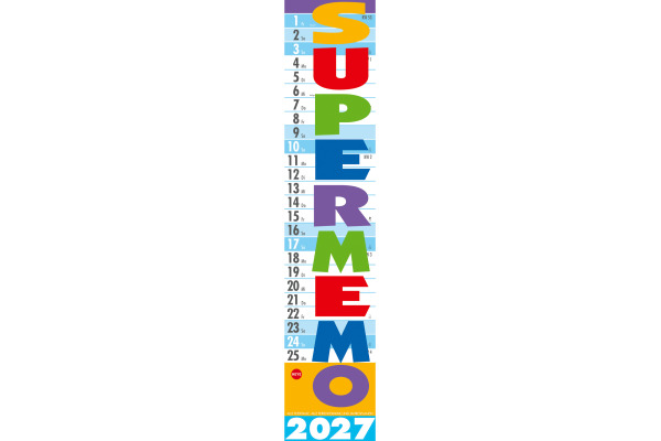 HEYE Planer Supermemo 2027 1587+27 1M/1S DE 17x85cm