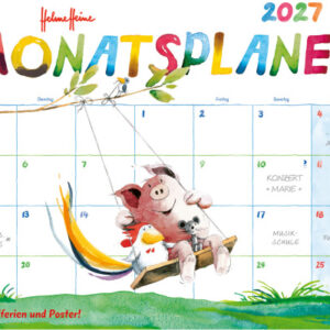 HEYE Monatsplaner Helme Heine 2027 20496+27 DE 44x34cm