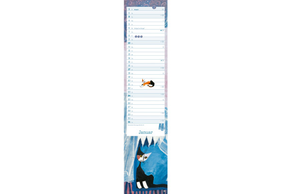 HEYE Monatsplaner Wachtmeister 2027 21894+27 1M/1S DE 11x49cm – Bild 2