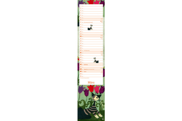 HEYE Monatsplaner Wachtmeister 2027 21894+27 1M/1S DE 11x49cm – Bild 4