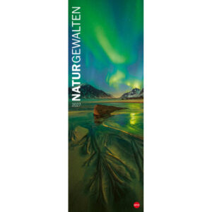 HEYE Bildkalender 2027 21903+27 Naturgewalten DE 24.5x69cm