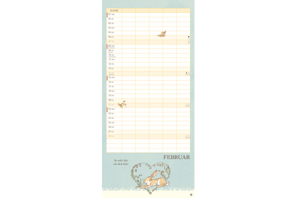 HEYE Familienplaner 2027 22802+27 Weisst du eigentlich
21x45cm – Bild 3