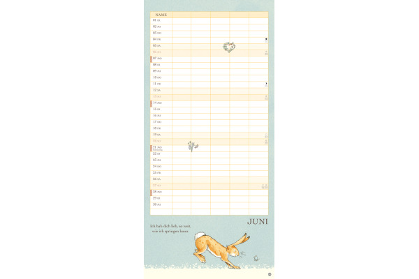 HEYE Familienplaner 2027 22802+27 Weisst du eigentlich
21x45cm – Bild 4