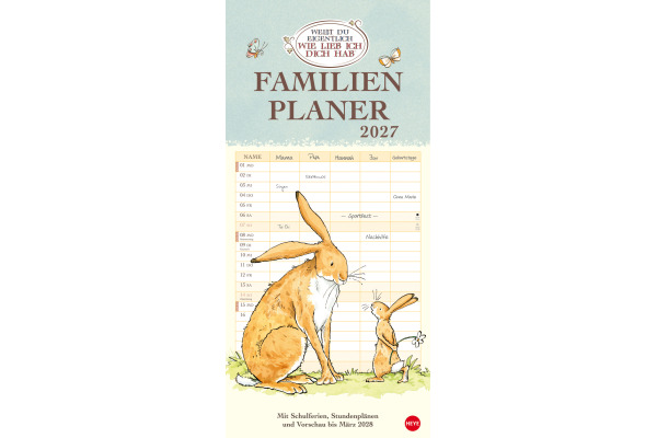 HEYE Familienplaner 2027 22802+27 Weisst du eigentlich
21x45cm