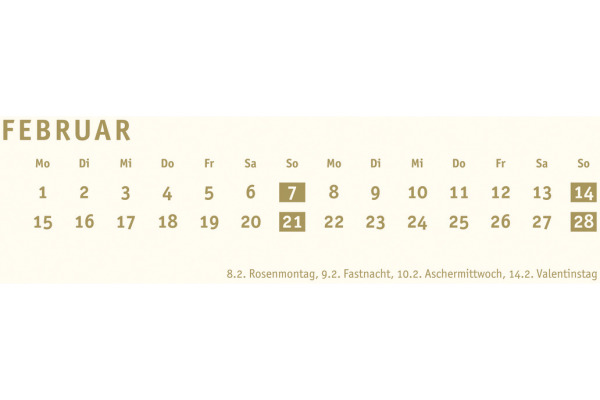 HEYE Bastelkalender 2027 22993+27 gold 21x29.7cm – Bild 3