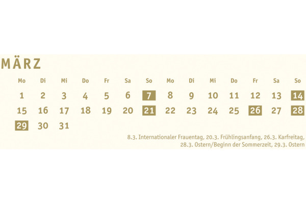 HEYE Bastelkalender 2027 22993+27 gold 21x29.7cm – Bild 4