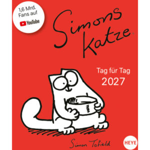 HEYE Abreisskal. Simons Katze 2027 23016+27 1T/1S DE 11x14cm