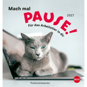 HEYE Postkarten.Kalender Pause 2027 23023+27 1M/1S DE 16x17cm