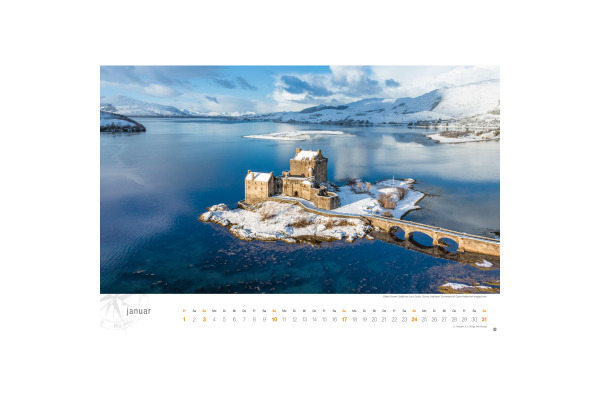 HEYE Bildkalender 2027 23159+27 Schottland DE 58x39cm – Bild 2