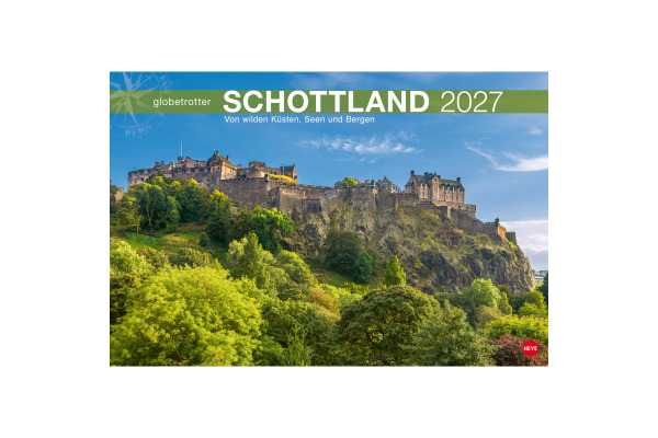 HEYE Bildkalender 2027 23159+27 Schottland DE 58x39cm