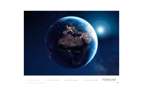 HEYE Bildkalender 2027 23229+27 Das Universum DE 44x34cm – Bild 2