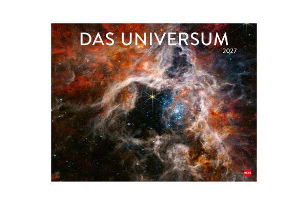 HEYE Bildkalender 2027 23229+27 Das Universum DE 44x34cm