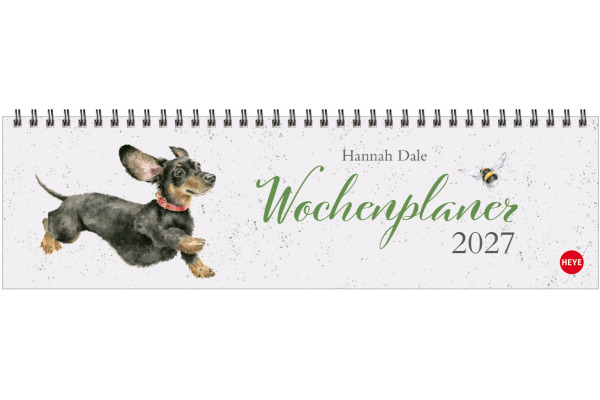 HEYE Wochenplaner Hannah 2027 23475+27 1W/1S DE 32.5x9.3cm
