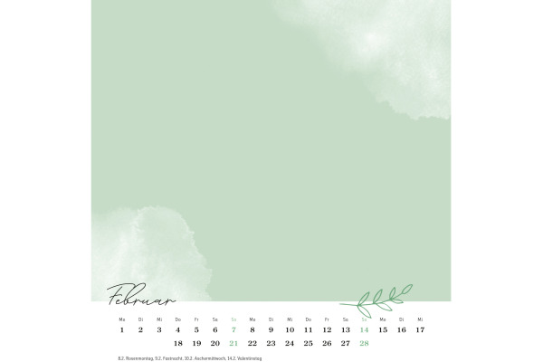 HEYE Kreativkalender 2027 23513+27 Glücksmomente 16x16.5cm – Bild 3