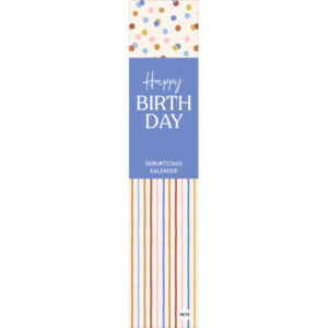 HEYE Geburtstagskalender 23552 Design 7x33cm