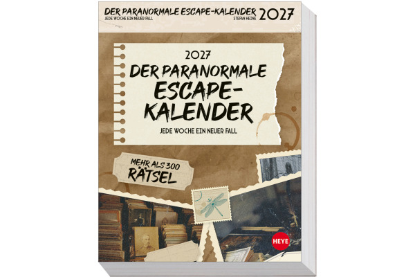 HEYE Abreisskalender 2027 23590+27 Escape-Kalender 12.5x16cm