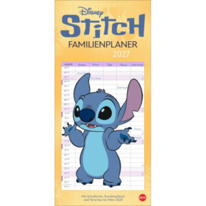 HEYE Familienplaner 2027 23655+27 Stitch 21x45cm