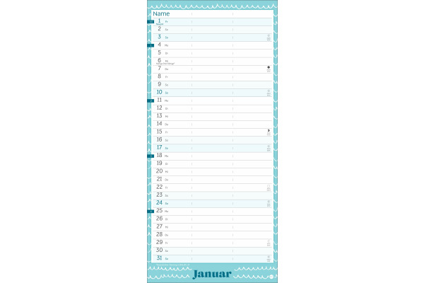 HEYE Planer für zwei 2027 23691+27 Happy Times 16x34.7cm – Bild 2