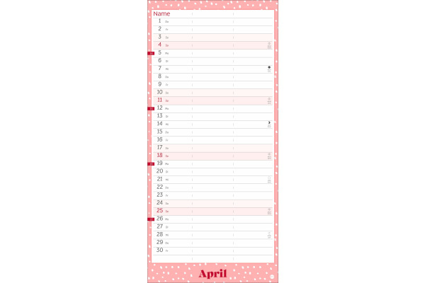 HEYE Planer für zwei 2027 23691+27 Happy Times 16x34.7cm – Bild 3