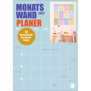 HEYE Monatsplaner 2027 23714+27 bunt 21x29.7cm