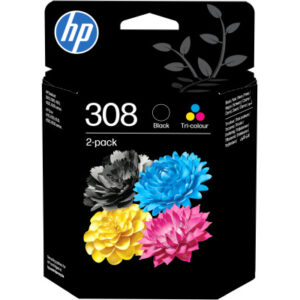 HP Combopack 308 BK/color 6L6S6UE Envy 6122e/6520e 160/120 S.