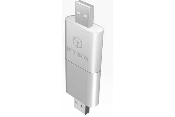 ICY BOX Head- & Microphone Adapter IBAC527 2x 3.5 mm jack to usb 2.0 – Bild 3