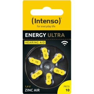 INTENSO Energy Ultra Hearing Aid A10 7504416 zinc air 6pcs blister
