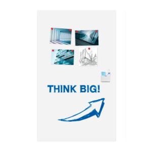 LEGAMASTE Whiteboard 119.5x200x3.2cm 7-106121 Wall-UP Stahl emailliert