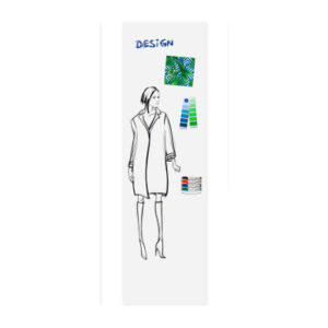 LEGAMASTE Whiteboard 59.5x200x3.2cm 7-106126 Wall-UP Stahl emailliert