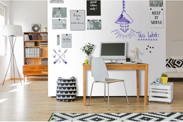 LEGAMASTE Whiteboard 101x600cm 7-106206 Wrap-UP Kunststoff / PVC frei – Bild 4