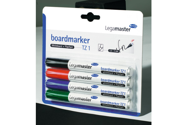 LEGAMASTE Whiteboard Marker TZ1 1,5-3mm 7-110094 4er Etui – Bild 2