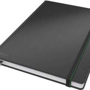 LEITZ Notizbuch Complete A4 44710095 schwarz, kariert 5mm 80 Blatt
