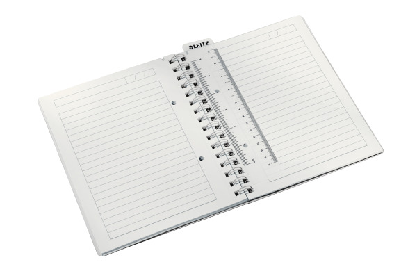 LEITZ Spiralbuch WOW PP A5 46390036 blau, liniert 80 Blatt – Bild 2