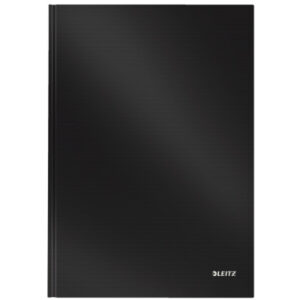 LEITZ Notizbuch Solid Hardcover A4 46650095 schwarz, liniert 40 Blatt