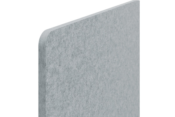 LEITZ Trennwand Leitz ERGO 60x70cm 61220085 grau, höhenverstellbar – Bild 2