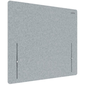 LEITZ Trennwand Leitz ERGO 80x70cm 61230085 grau, höhenverstellbar