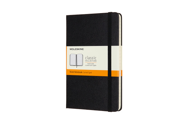 MOLESKINE Notizbuch Classic HC Medium 002852944 schwarz, liniert 208 Blatt