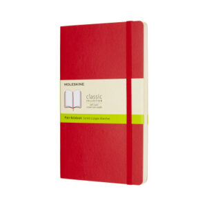 MOLESKINE Notizbuch Classic SC Large 002854658 scharl.rot, blanco 192 Blatt