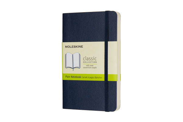 MOLESKINE Notizbuch Classic SC Pocket 002854726 saphir, blano 192 Blatt