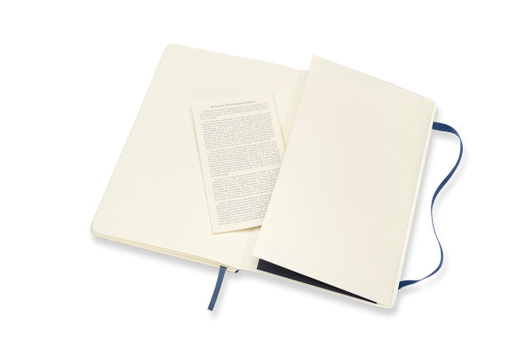 MOLESKINE Notizbuch Classic SC Large 002854740 saphir, liniert 192 Blatt – Bild 4