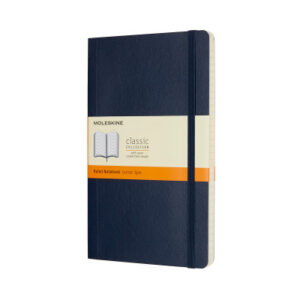 MOLESKINE Notizbuch Classic SC Large 002854740 saphir, liniert 192 Blatt